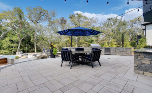 Backyard by design patio furniture and table