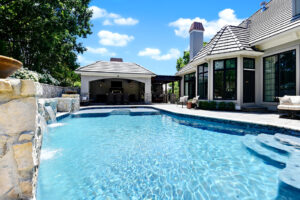 Backyard by design luxurious pool